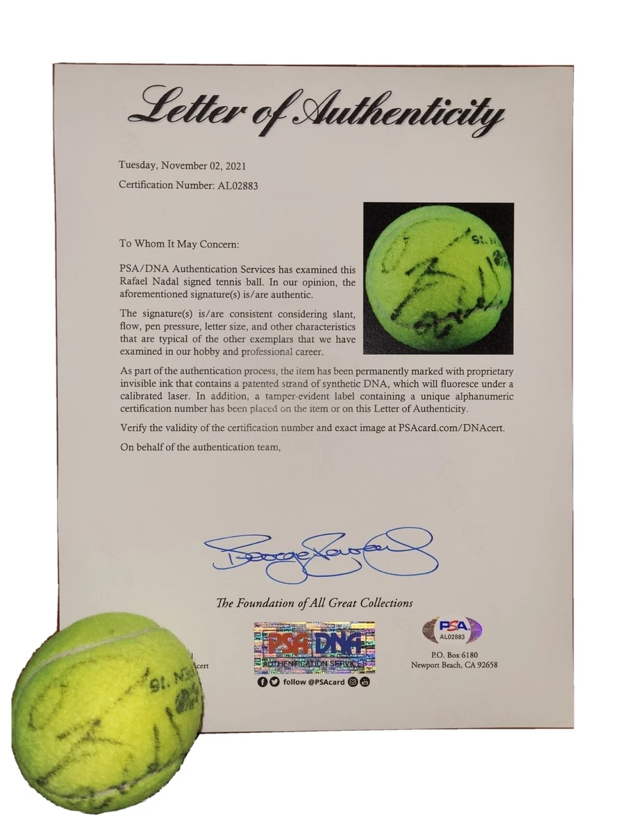 Rafael Nadal Tennis Autographed Balls for sale | eBay