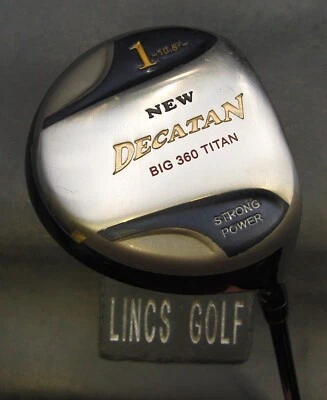 Decatan Big 360 Titan 10.5° Driver Stiff Graphite Shaft Golf Pride Grip - Image 1 of 4