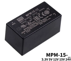 MPM-15 Switching Power Supply 15W 5/12/15/24V Medical Solder Point Module - Picture 1 of 5