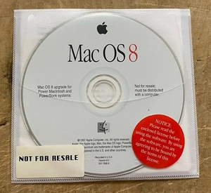 Apple Mac OS8 upgrade for Power Mac and PowerBook P/N: 600-6035 NEW OLD STOCK - Picture 1 of 2
