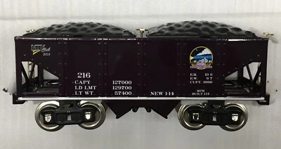 Tinplate Traditions MTHRRC 216 Purple Coal Car 10-2244 - Image 1 of 4