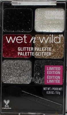 Wet n Wild Glitter Palette #1230085 Heavy Metals   Multi Shade Glitter Free S&H - Image 1 of 2