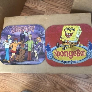 Vintage Sponge bob Squarepants And Scooby-Doo Mouse Pads - Picture 1 of 6