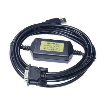 USB-1747-CP3 PLC Programming Cable for Allen Bradley SLC 5/03 5/04 5/05 SLC500 - Image 1 of 4