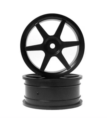 Felge 6-Speichen FAZER 24 mm 1:10 schwarz 2 Stk Ersatzteil Kyosho VZH-01BK - Bild 1 von 2