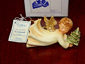 1988 Hummel Goebel #296 FLYING HIGH, Christbaumengel Ornament 3,75" TMK6 mit Karton - Bild 1 von 5