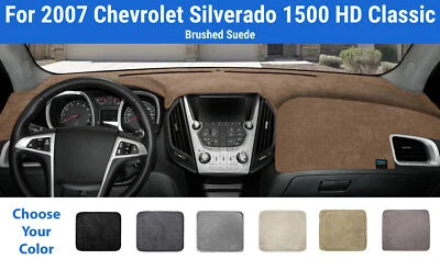 Cubierta de alfombrilla de tablero para Chevrolet Silverado 1500 HD Classic 2007 (S cepillado Foto 1 de 4