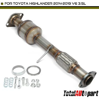 1x Nuevo convertidor catalítico para Toyota Highlander 2014-2019 GAS V6 3,5 L lado trasero Foto 1 de 4