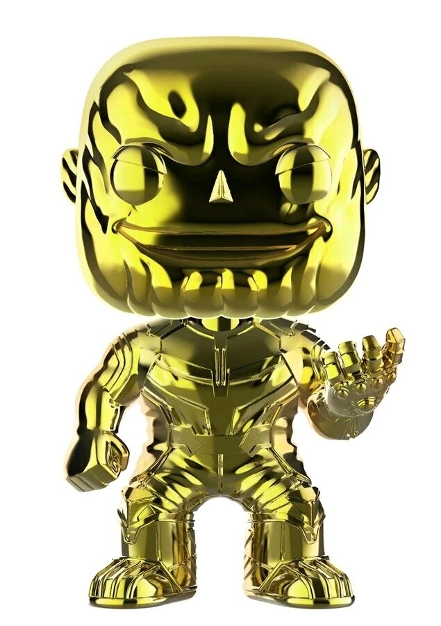 Avengers 3 Infinity War Thanos Yellow Chrome US Pop Vinyl Collectible Figure
