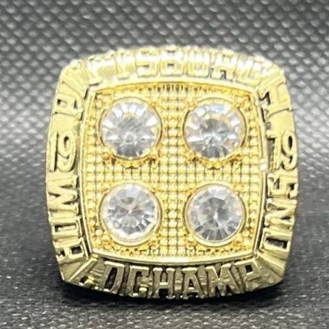 Pittsburgh Steelers Super Bowl XIV Ring 1979 Championship Ring Terry Bradshaw NB Cover
