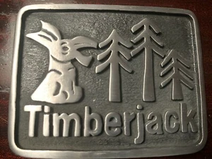 Timberjack Forest Donkey Belt Buckle Solid Pewter Metal Very Sturdy - Picture 1 of 6