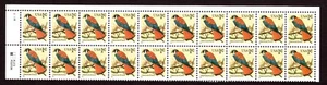 Scott #2477 American Kestrel Plate Block of 20 Stamps - MNH - Picture 1 of 1