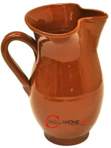 1 Litre Spanish Traditional Summer Sangria Jug , Terracotta Sangria / Wine Jug - Picture 1 of 3