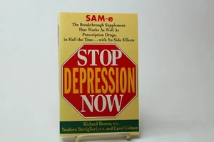 Stop Depression Now - Paperback By Richard M. D. Brown - LIKE NEW - Picture 1 of 3