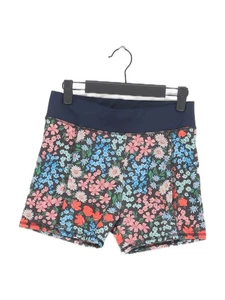 Nobody's Child Women's Shorts UK 10 Black Floral Polyester with Elastane Sweat - Picture 1 of 6