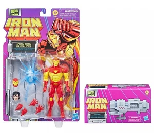 Marvel Legends Iron Man Retro y Cañón de Plasma Marvel vs Capcom Avengers - Imagen 1 de 7