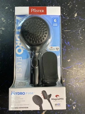 Ducha de mano Pfister HydroFuse 1,75 GPM con manguera, Spot Defense negro mate 016-WS2- Foto 1 de 2