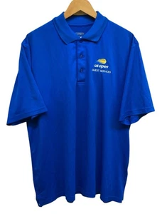 US Open Polo Shirt Men’s XL Blue Staff Guest Services Embroidered - Picture 1 of 4