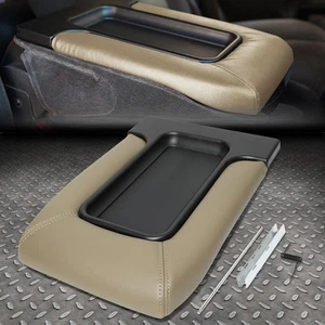 FOR 01-07 SILVERADO/SIERRA OE CENTER CONSOLE LID REPAIR KIT ARM REST LATCH BEIGE - Picture 1 of 6