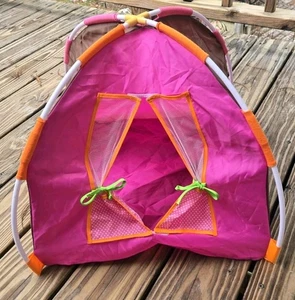 Puppen Faltzelt Camp Einsatz für unsere Generation / American Girl 18" Puppen - Bild 1 von 7