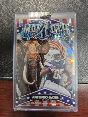 Wild Card Jumbo National Exclusivo Mammoth Fútbol Antonio Gates 2025 1/1 Foto 1 de 2