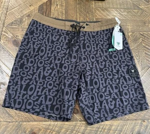 VISSLA ALOHA & ADIOS Boardshorts. Men’s Size 32. NWT - Picture 1 of 6