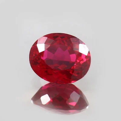 AAA 6.90 Ct Natural Mozambique Ruby Loose Gemstone Oval Cut Excellent Quality - Image 1 of 4