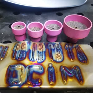 Tazas de boquilla de cerámica de alúmina 12# 14# 16# 24# con malla para antorcha Tig WP9/20 WP17 - Imagen 1 de 9