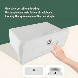 Marine Boat Storage Compartment Multifunctional ABS Locking Plastic Glove Box - Foto 1 di 18
