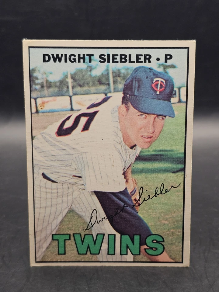1967 O-Pee-Chee Baseball #164 Dwight Siebler Twins Set-Break EX *GLEECARDS* - Image 1 of 2
