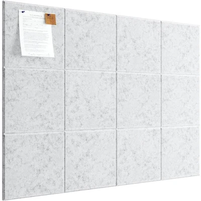 Felt Cork Board for Wall: Extra Large Bulletin Board for Office - 12 PCS Thic... - Image 1 of 4