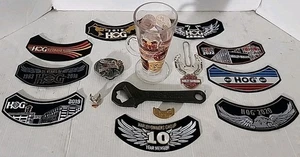 I ❤️ Harley-Davidson 15 Teile Konvolut sortiert *H.D. Sachen* 1983 Harley Owners Group Lot - Bild 1 von 24