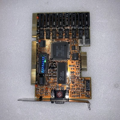 NEC µPD7200 ISA VGA Graphics Card Vintage 16-Bit Retro PC Video Adapter - Image 1 of 4