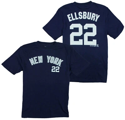Camiseta de jugador MLB Youth Boys New York Yankees Jacoby Ellsbury # 22 - Azul marino Foto 1 de 3