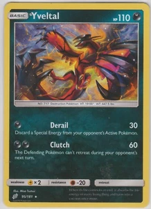 Tarjeta rara holográfica Pokemon TCG SM Team Up 95/181 Yveltal - Imagen 1 de 1
