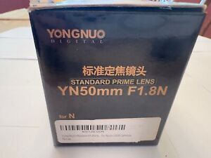 YONGNUO ,YN50mm, F1.8 ,Standard Prime Lens, Large Aperture, AF- MF, For Nikon
