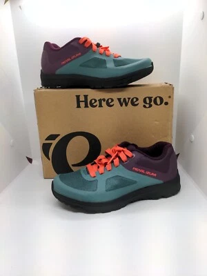 New Pearl Izumi Women's Canyon SPD Mountain Bike Shoes Wild Violet/Pale Pine Sz - Image 1 of 4