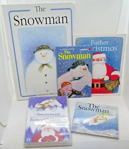 The Snowman & Father Christmas - Raymond Briggs - Book, DVD & Audio Book bundle - Picture 1 of 7