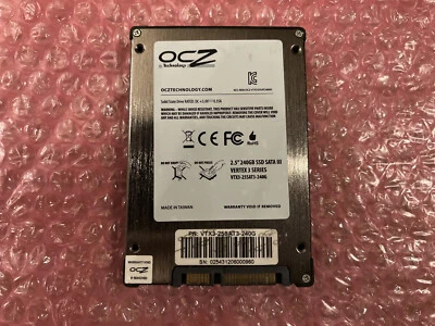OCZ Tech VTX3-25SAT3-240G 240GB 6GBS 2.5" SATA III SSD Solid State Drive - Image 1 of 2