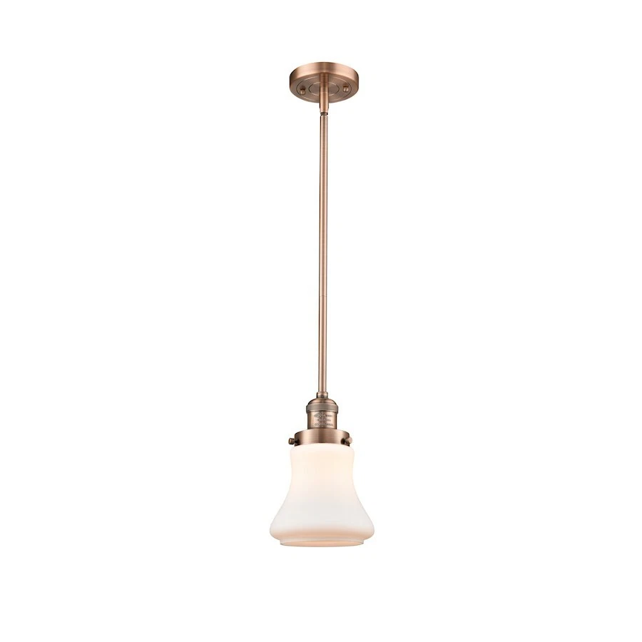 Innovations Lighting 1-LT Bellmont 6.5" 201S Mini Colgante, Cobre - 201S-AC-G191 Foto 1 de 1