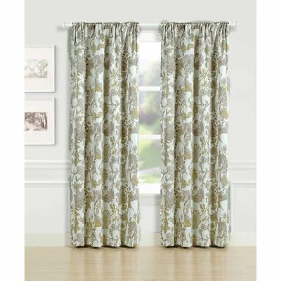 Better Homes and Gardens Blooming Goldenrod Room Darkening Panel, 50" x 84" - Image 1 of 4