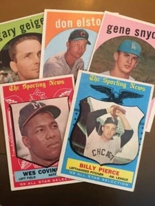 1959 Topps Baseball Singles - 507-572 High Numbers - Pick Your Card  -- - Picture 1 of 497