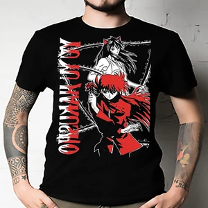 Yu Yu Hakusho T-shirt, Yusuke tee, Kuwabara, Kurama, Hiei, Koenma, Anime UNISEX - Picture 1 of 12