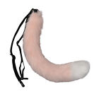 Fluffy Cat Tail Faux Fox Fur Wolf Dog Cosplay Costume Props With Adjustable Belt