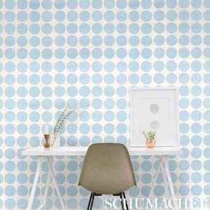 1 Dbl Roll SCHUMACHER Studio Bon 5009582 Fuzz Sky Wallpaper $450 Retail - Picture 1 of 17