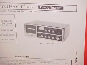 1972 TEABERRY CB RADIO SERVICE WERKSTATTHANDBUCH MODELL TWIN "T" - Bild 1 von 1
