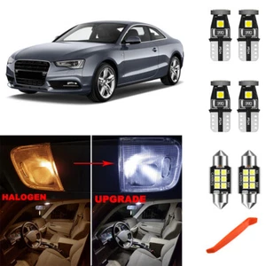 Kit de paquete de 14 bombillas LED interiores Canbus 6500K para AUDI A5 2008-2016 - Imagen 1 de 9