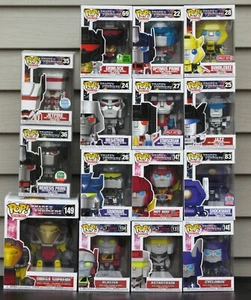 (16) NEW Funko Pop Retro Transformers Lot - Nemesis Prime, Jetfire, Optimus Mint - Picture 1 of 21