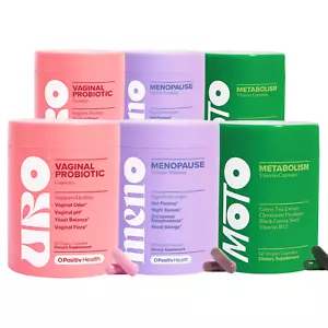 URO, MOTO, MENO 3 Pack Vitamins Women's Health Supplement - Picture 1 of 26