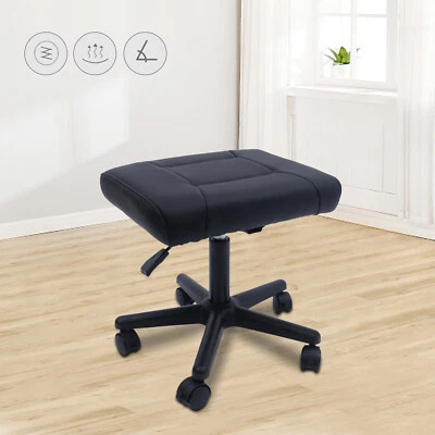 Rolling Leg Rest Foot Stool Height Adjustable Footrest Under Desk Foot Stool - Image 1 of 4
